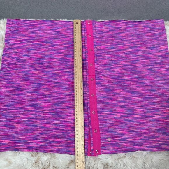 Ivivva Vinyasa Scarf Lululemon Village Chill Scarf Pink Purple Snap Closure Wrap - Picture 5 of 9